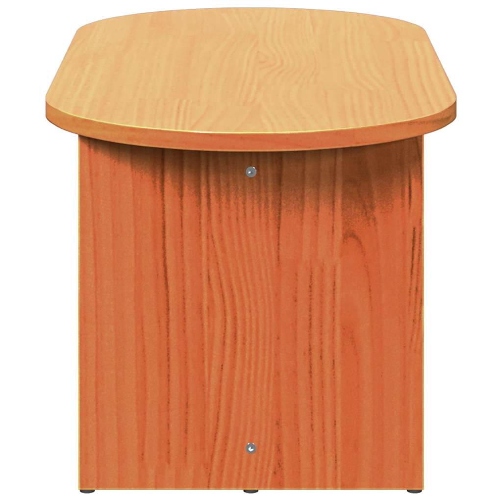 vidaXL Stolik kawowy Woskowy Brąz 80 x 39,5 x 35 cm