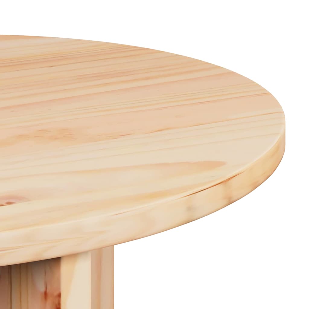 vidaXL Stolik kawowy 2 pcs Naturalny Lite drewno sosnowe