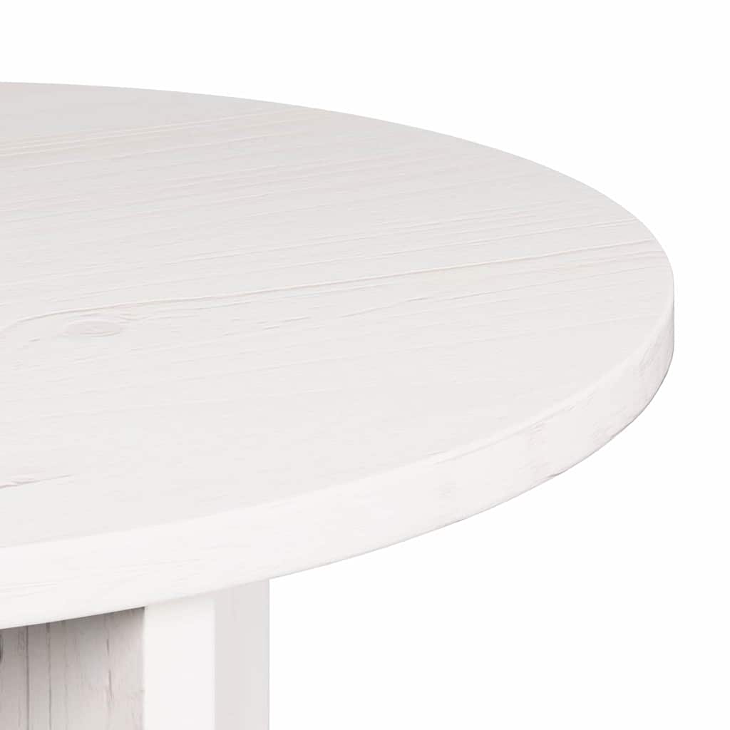 vidaXL Stolik kawowy 2 pcs Biały Lite drewno sosnowe