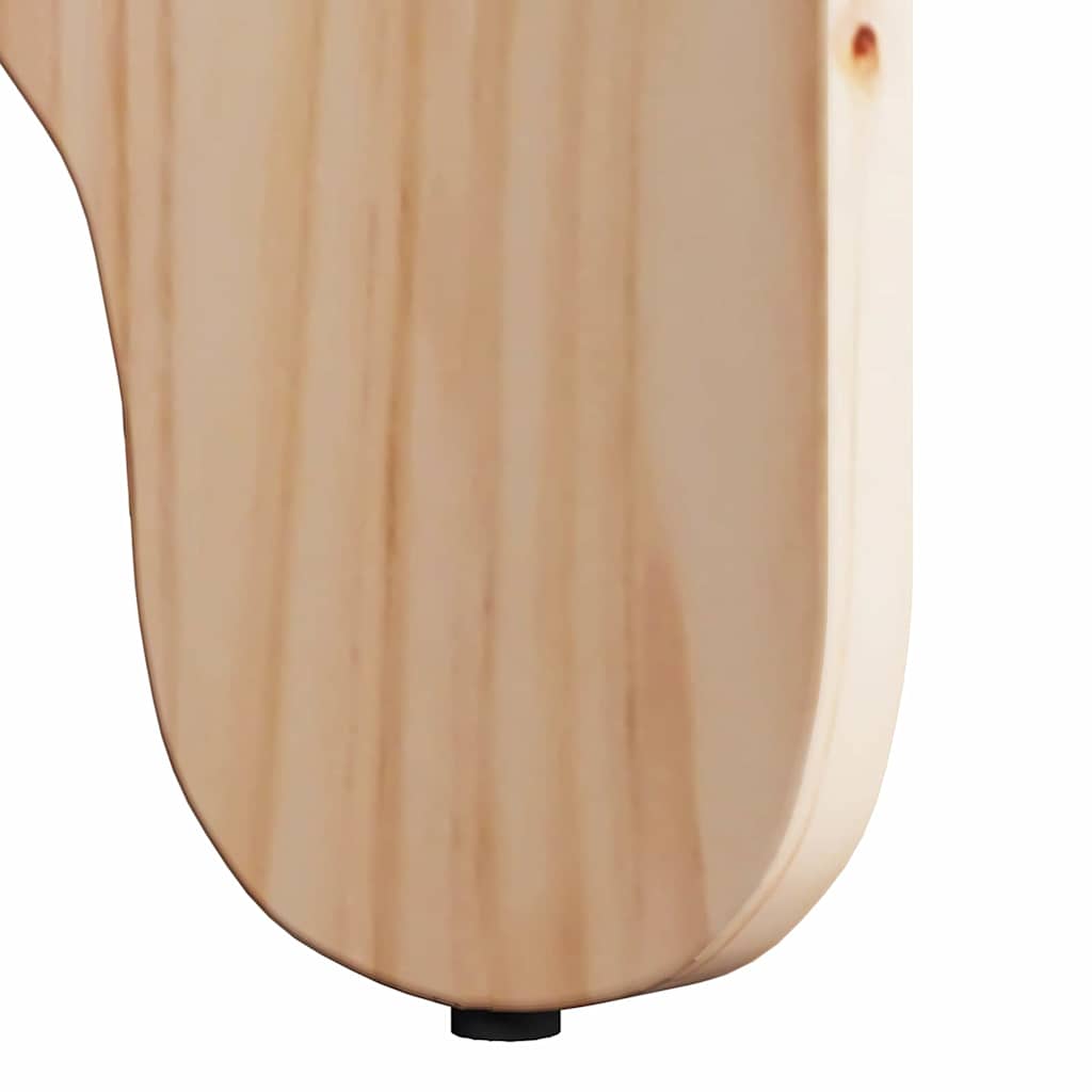 vidaXL Stolik kawowy 2 pcs Naturalny Lite drewno sosnowe