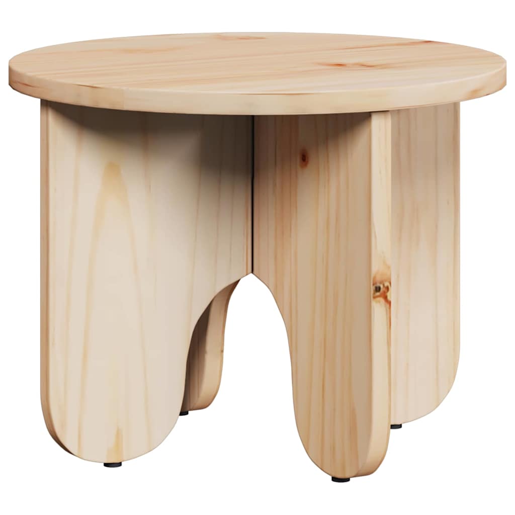 vidaXL Stolik kawowy 2 pcs Naturalny Lite drewno sosnowe