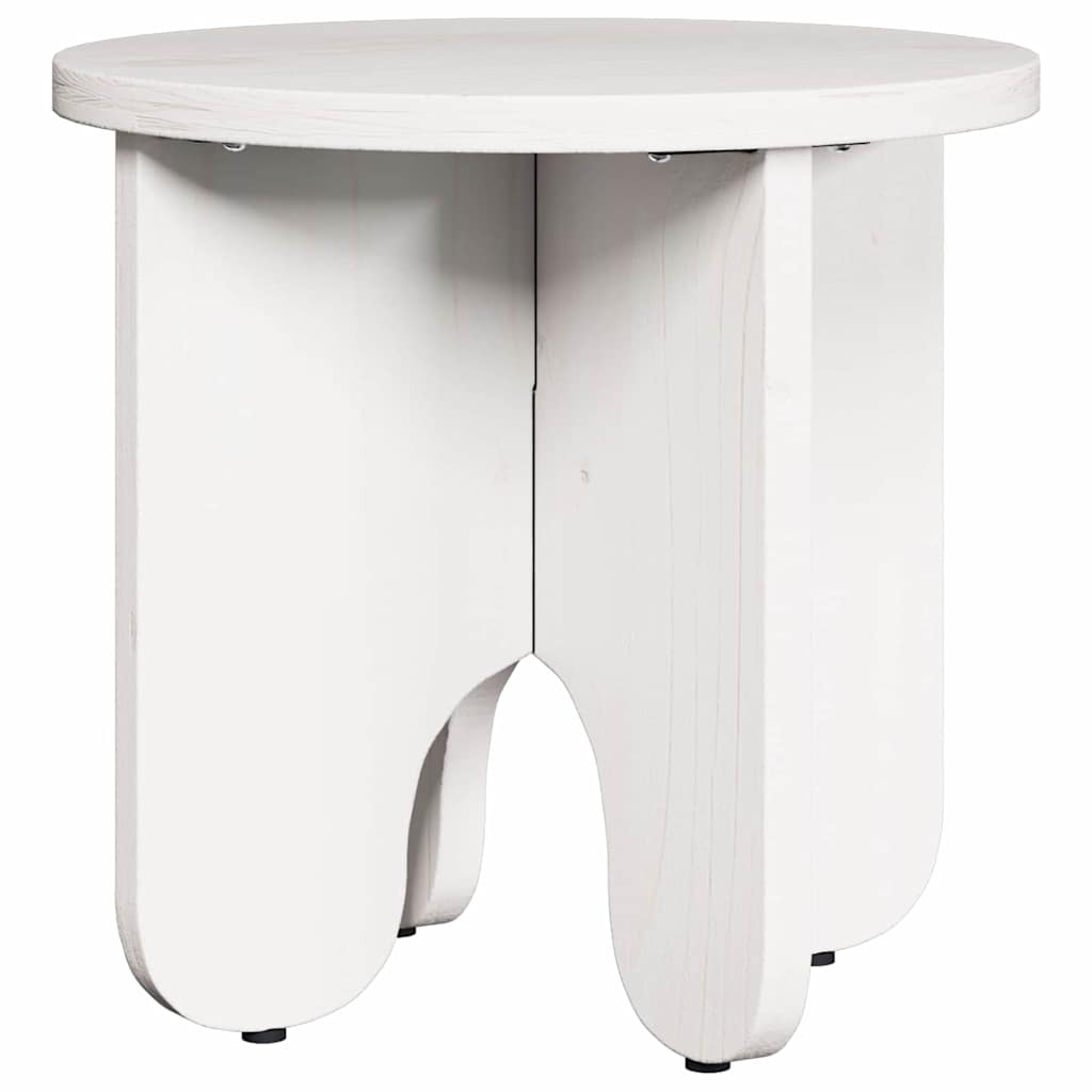 vidaXL Stolik kawowy 2 pcs Biały Lite drewno sosnowe