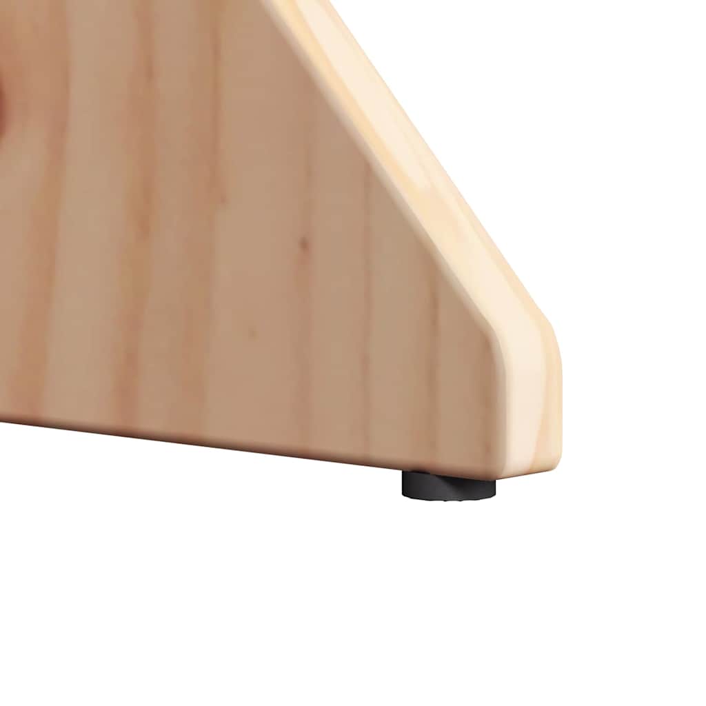 vidaXL Stolik kawowy 2 pcs Naturalny Lite drewno sosnowe