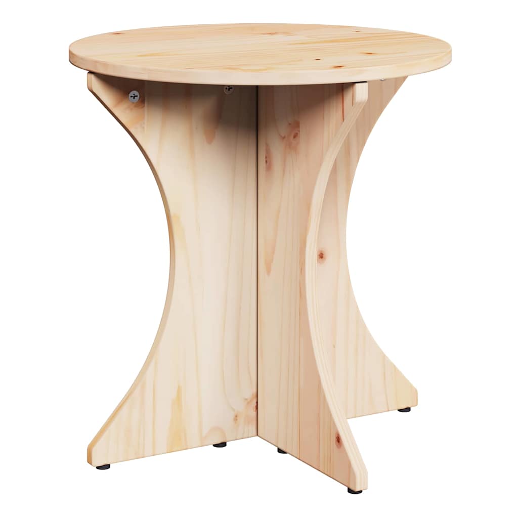 vidaXL Stolik kawowy 2 pcs Naturalny Lite drewno sosnowe