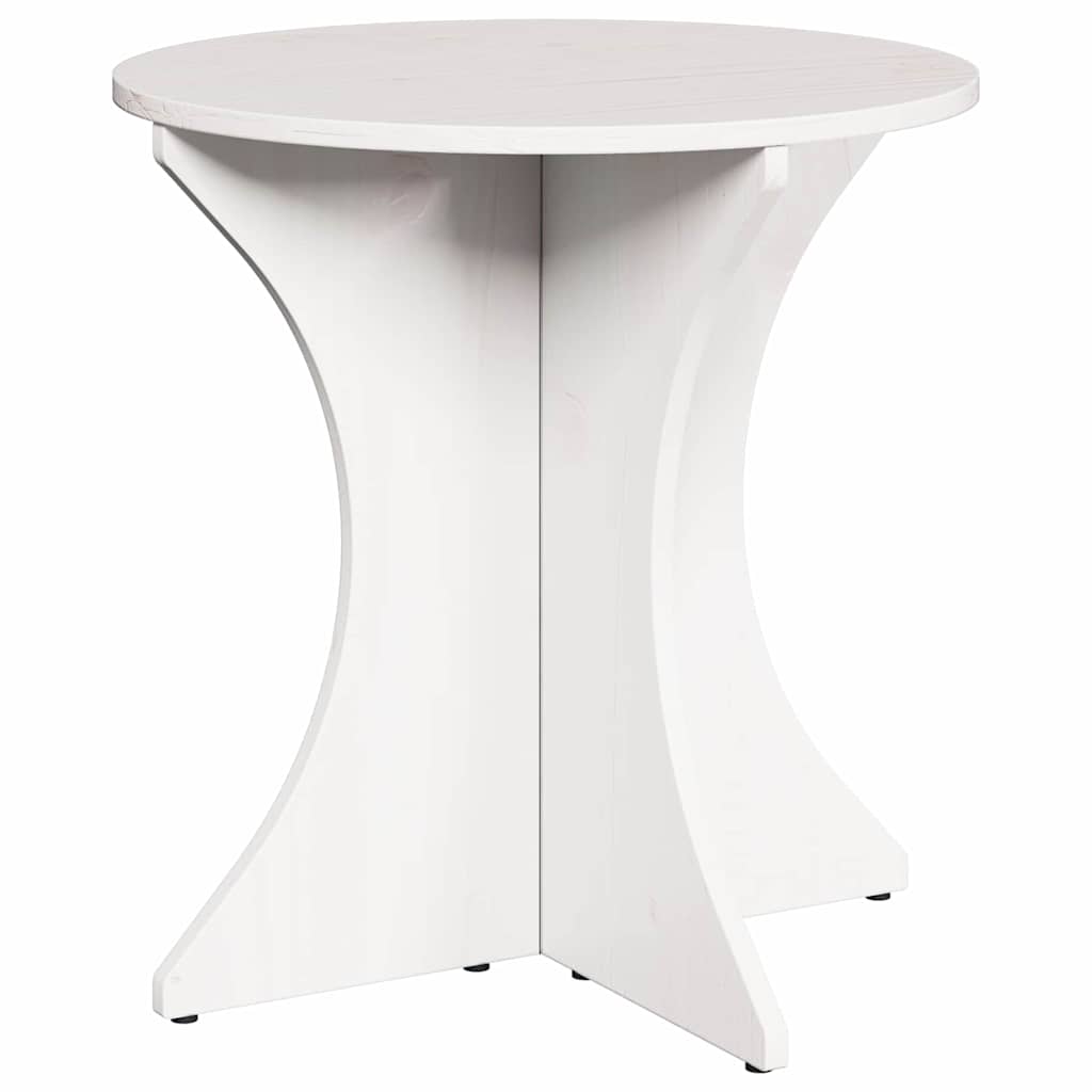 vidaXL Stolik kawowy 2 pcs Biały Lite drewno sosnowe