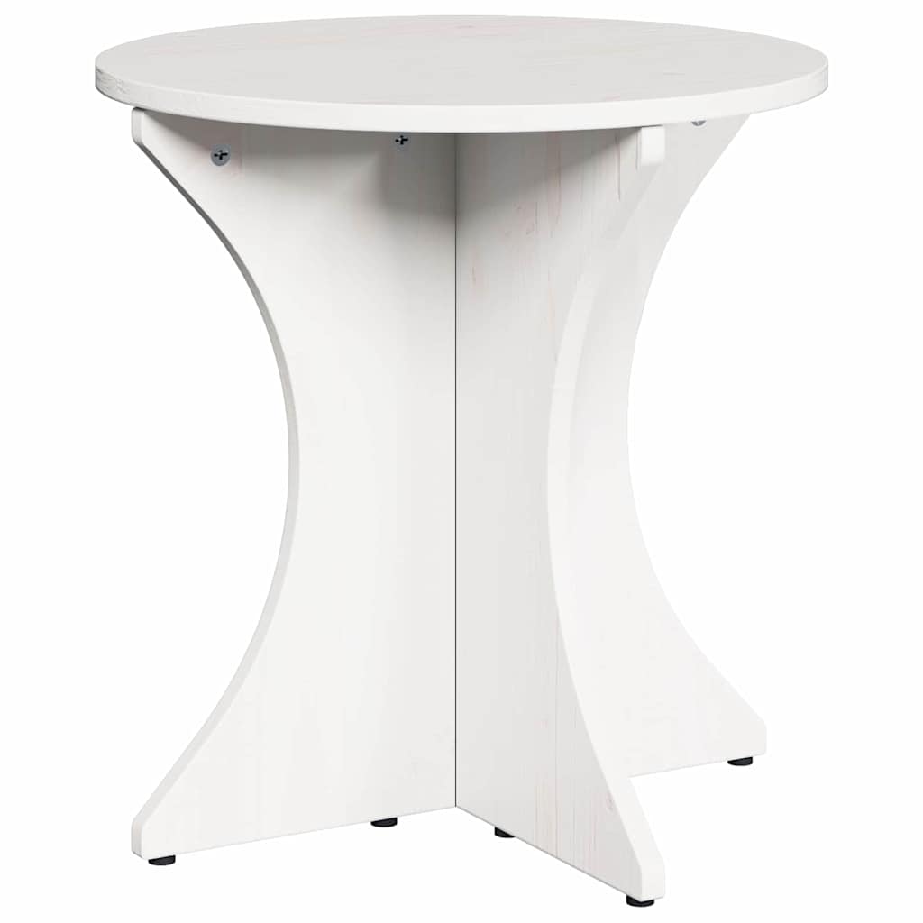 vidaXL Stolik kawowy 2 pcs Biały Lite drewno sosnowe