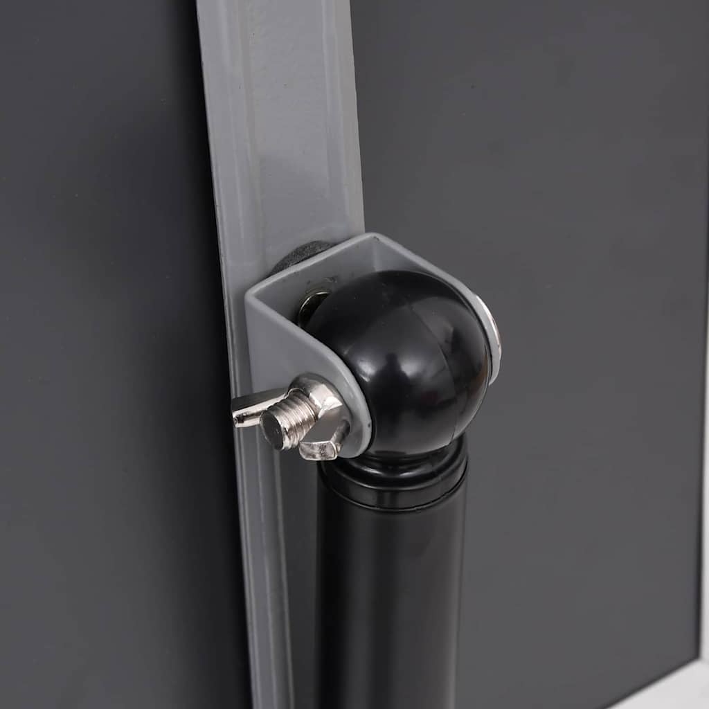 vidaXL Stojaki na plakaty 2 pcs Czarny 45 x 32,7 x 108 cm Aluminium