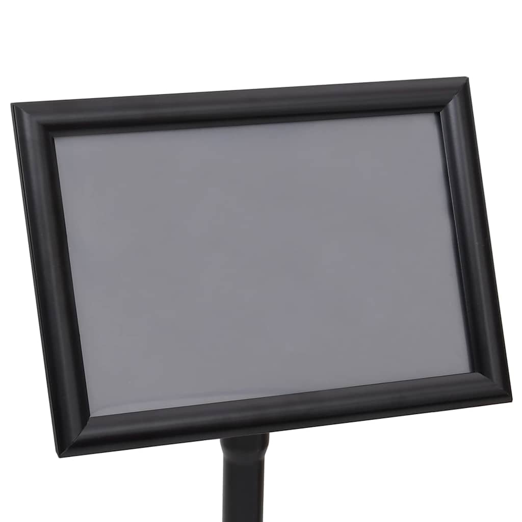vidaXL Stojaki na plakaty 2 pcs Czarny 45 x 32,7 x 108 cm Aluminium