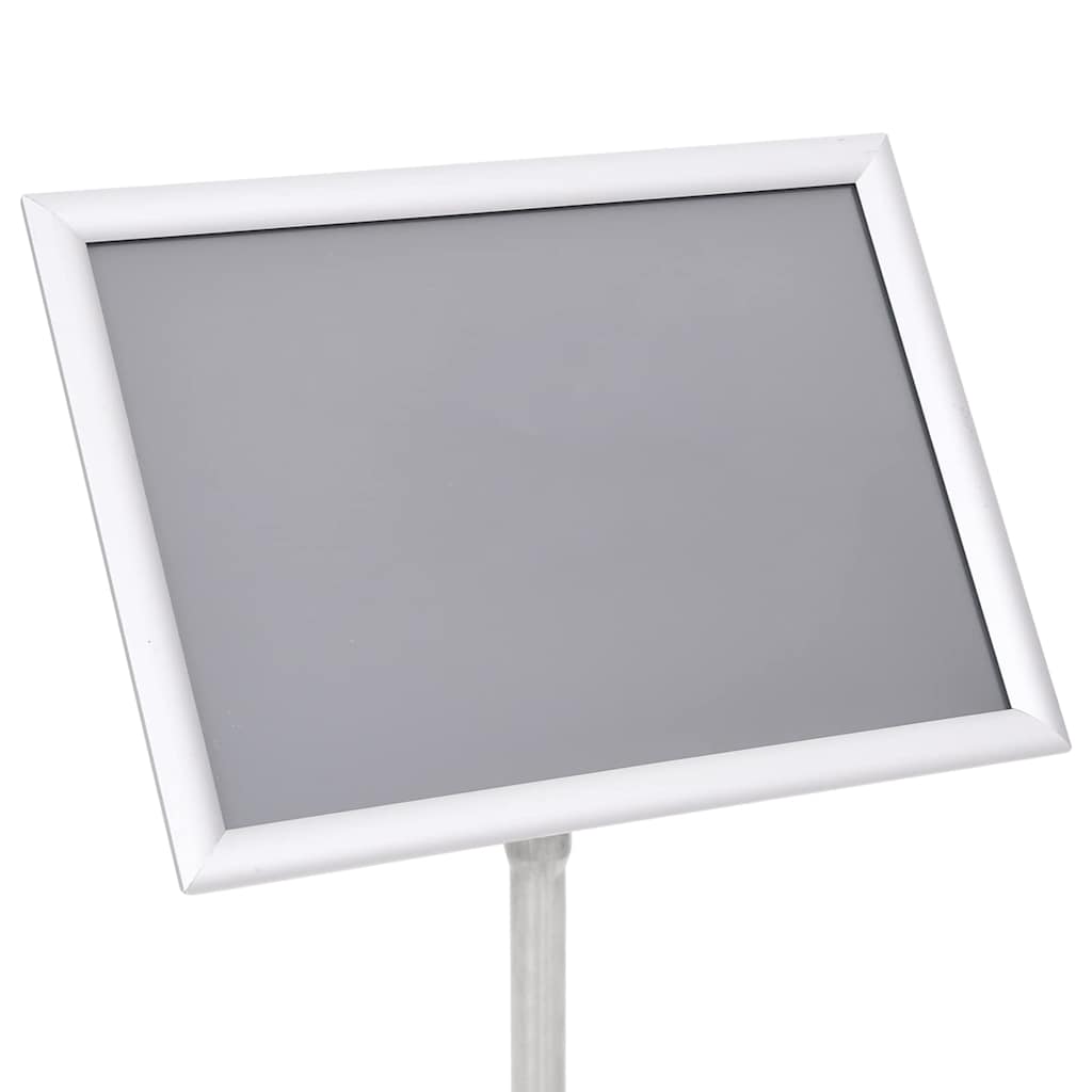 vidaXL Stojaki na plakaty 2 pcs Srebrny 45 x 32,7 x 108 cm Aluminium