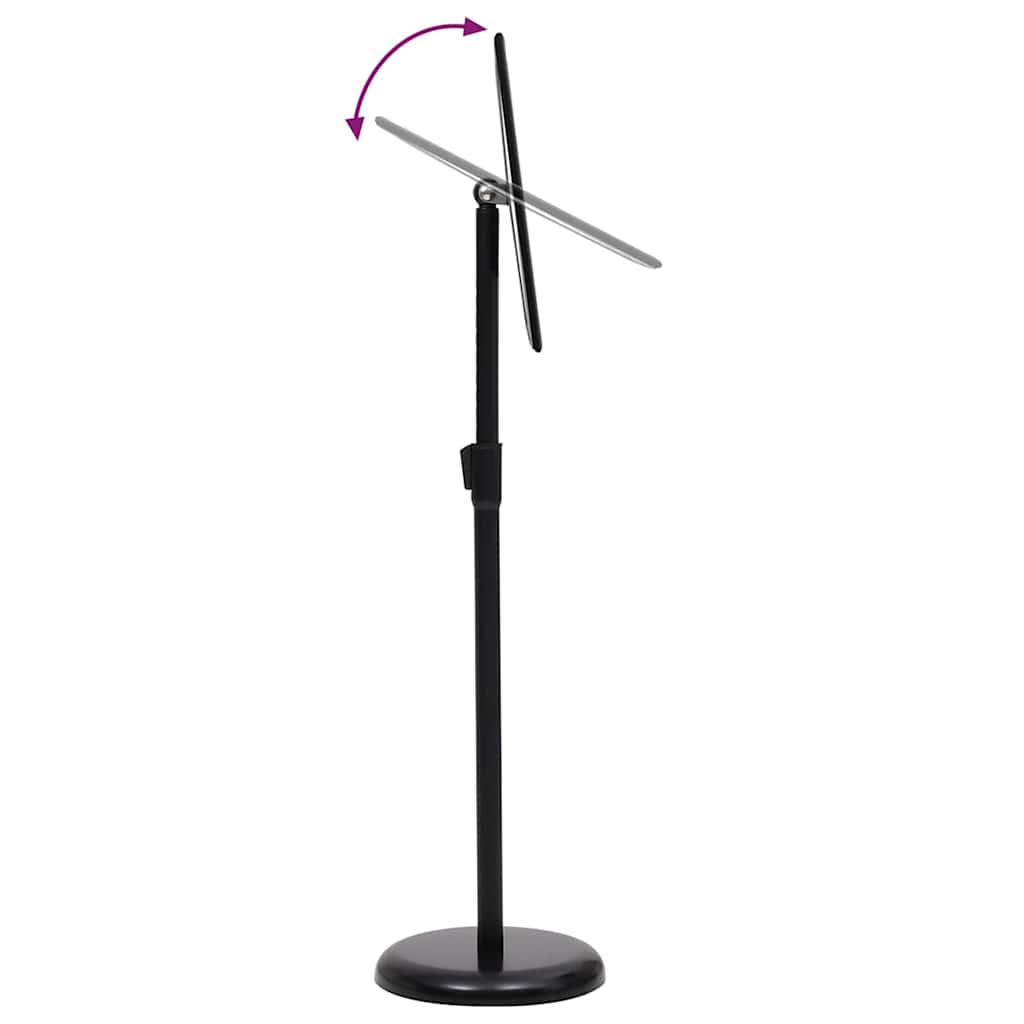 vidaXL Stojaki na plakaty 2 pcs Czarny 32.7 x 24 x 108 cm Aluminium