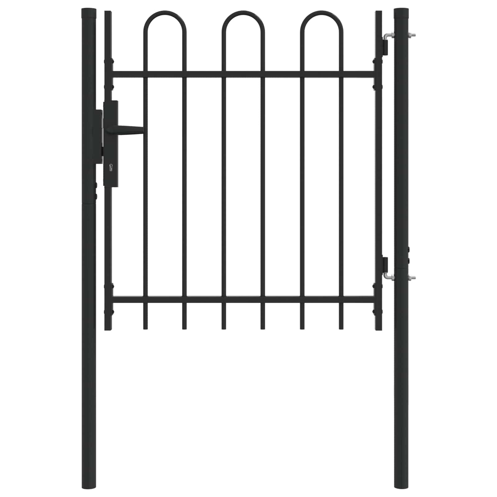 vidaXL Brama ogrodzeniowa BOXTEL 103 x 150 cm Stal malowana proszkowo