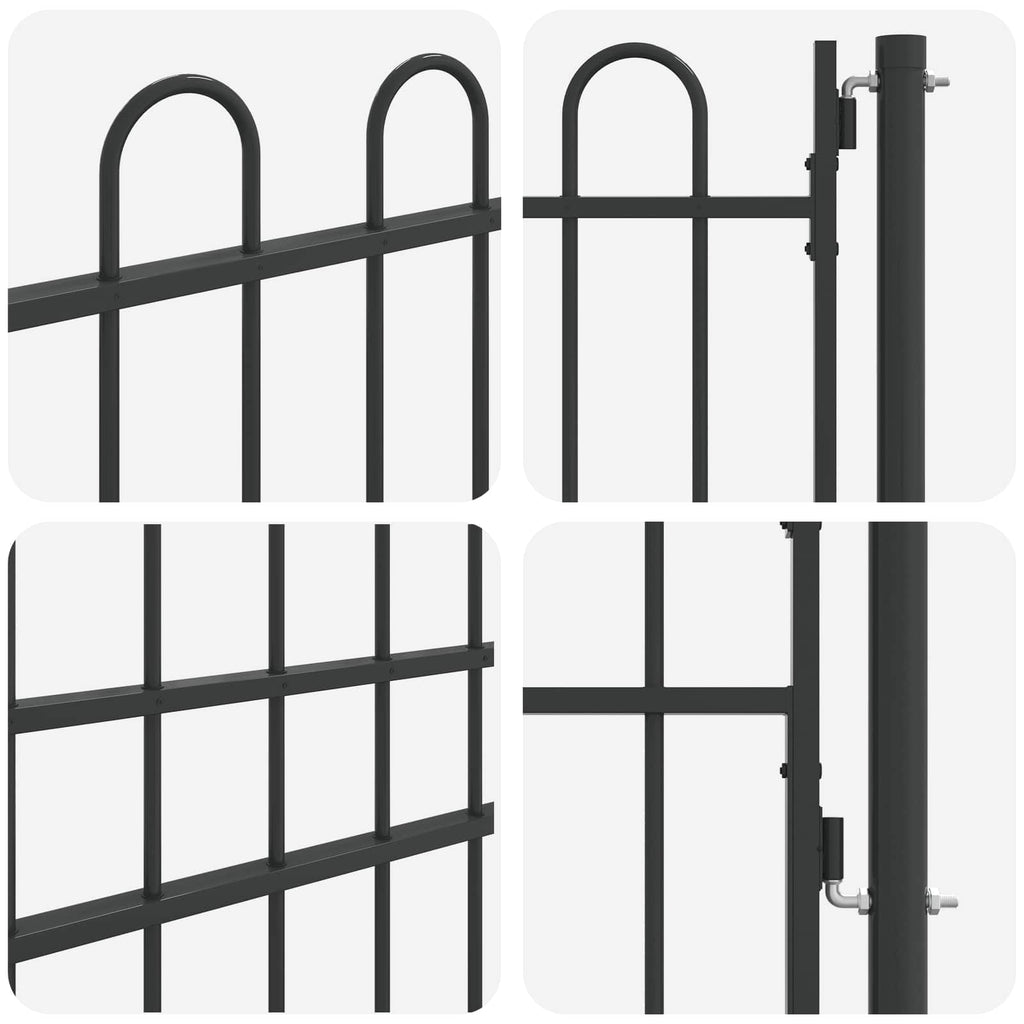 vidaXL Brama ogrodzeniowa BOXTEL 103 x 225 cm Stal malowana proszkowo