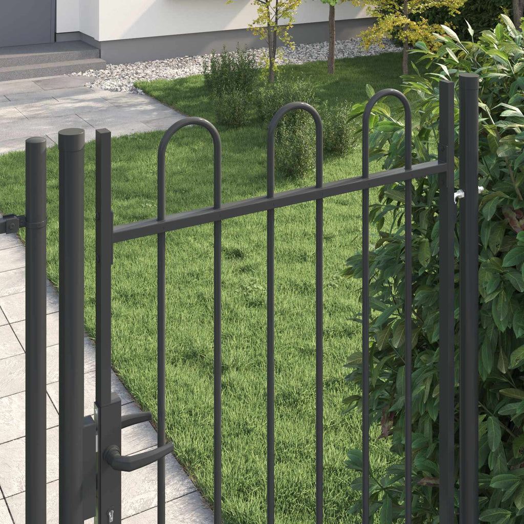 vidaXL Brama ogrodzeniowa BOXTEL 103 x 225 cm Stal malowana proszkowo