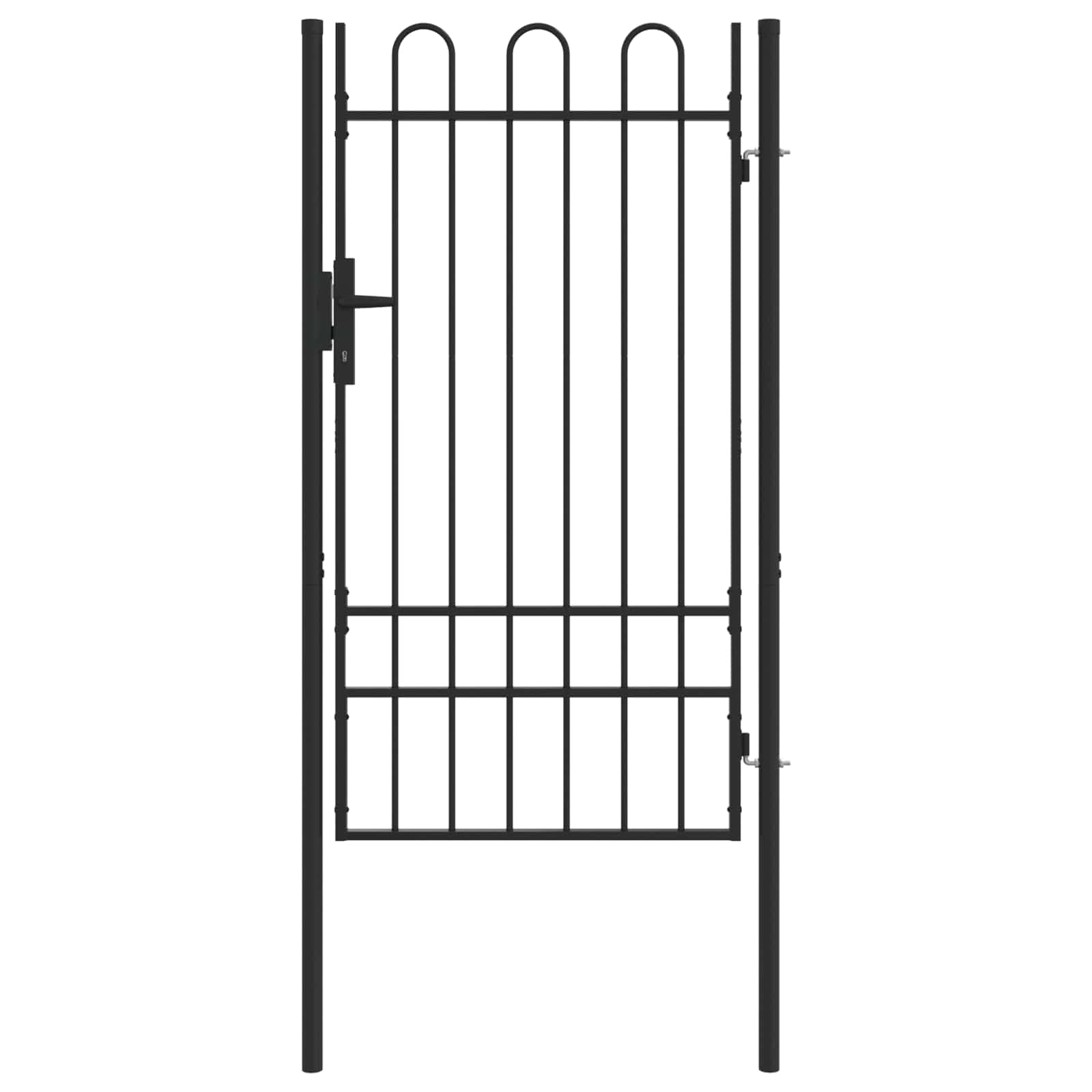vidaXL Brama ogrodzeniowa BOXTEL 103 x 225 cm Stal malowana proszkowo