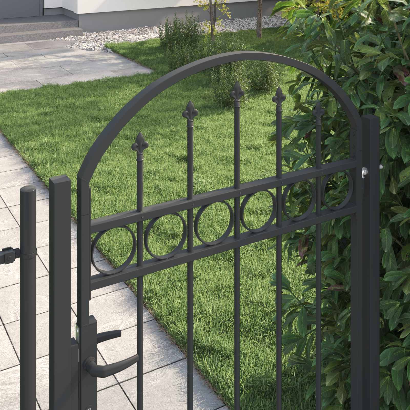vidaXL Brama ogrodzeniowa ASSEN 100 x 150 cm Stal malowana proszkowo