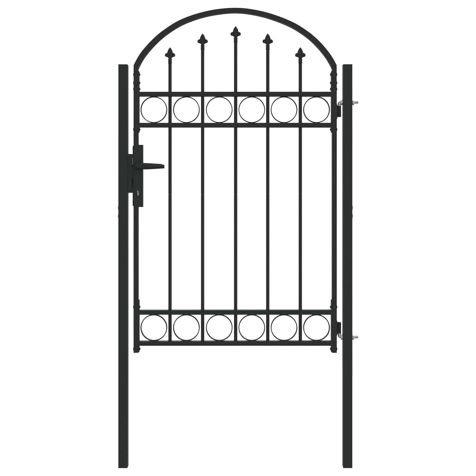 vidaXL Brama ogrodzeniowa ASSEN 100 x 150 cm Stal malowana proszkowo