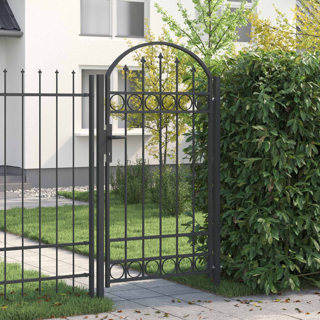 vidaXL Brama ogrodzeniowa ASSEN 100 x 175 cm Stal malowana proszkowo