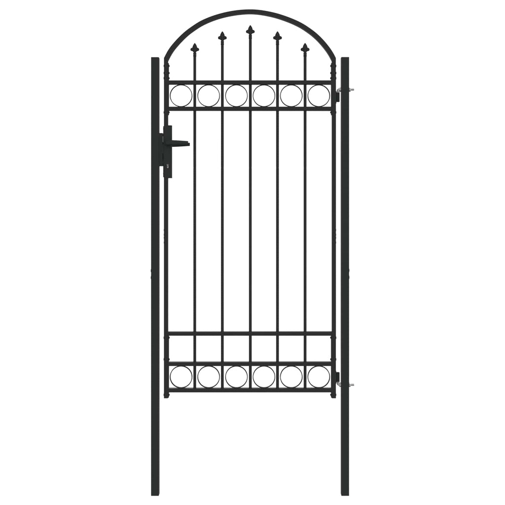 vidaXL Brama ogrodzeniowa ASSEN 100 x 195 cm Stal malowana proszkowo