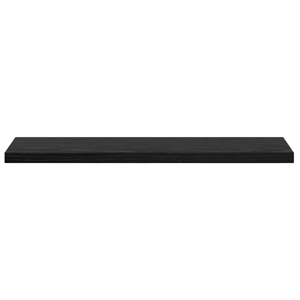 vidaXL Półka na książki 4 pcs Czarny 40 x 10 x 1,5 cm
