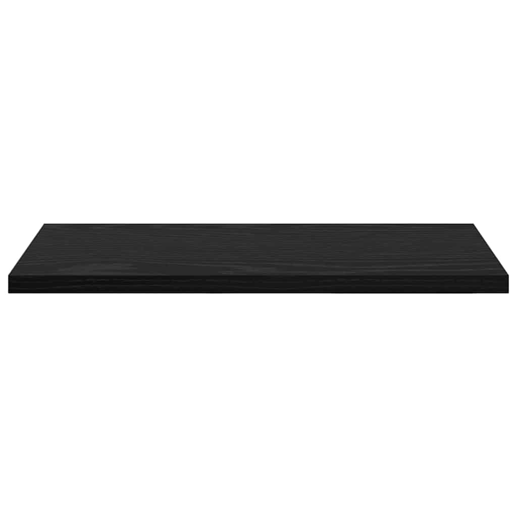vidaXL Półka na książki 4 pcs Czarny 40 x 20 x 1,5 cm