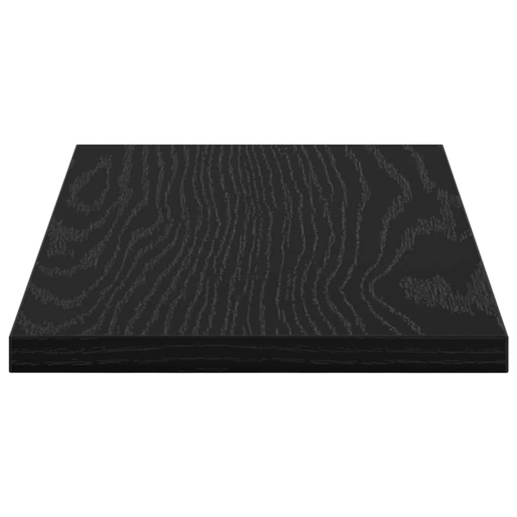 vidaXL Półka na książki 4 pcs Czarny 40 x 20 x 1,5 cm