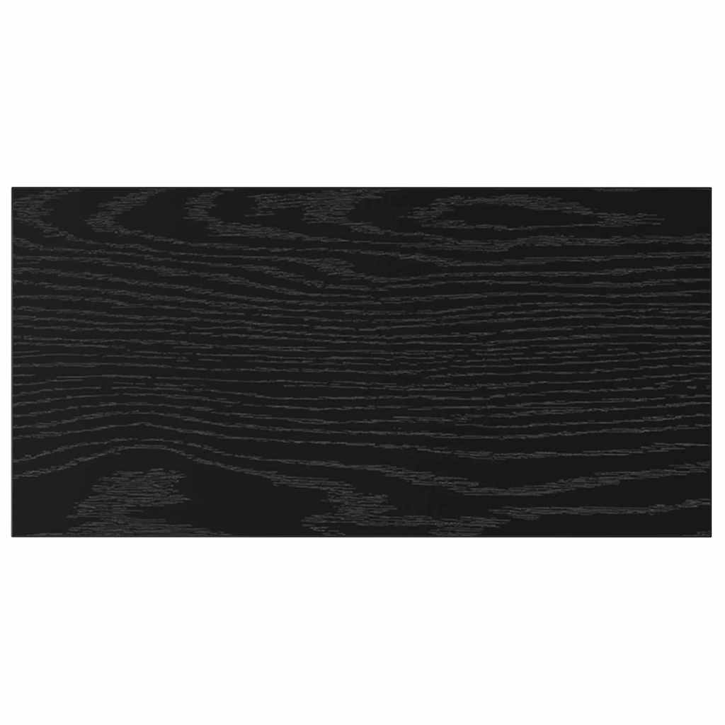 vidaXL Półka na książki 4 pcs Czarny 40 x 20 x 1,5 cm
