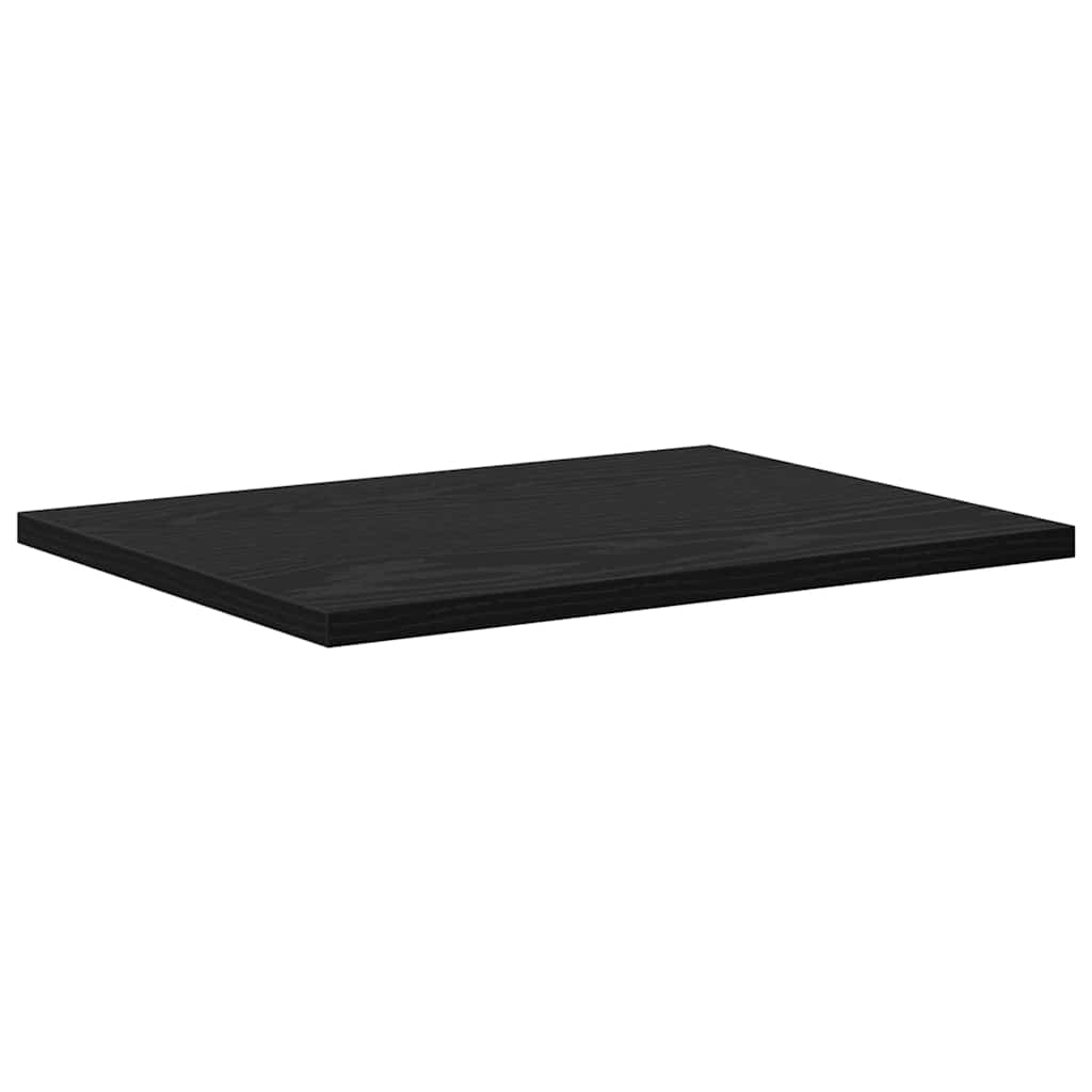 vidaXL Półka na książki 4 pcs Czarny 40 x 30 x 1,5 cm