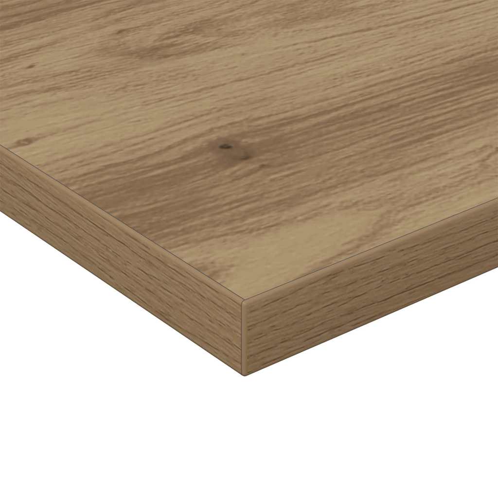 vidaXL Półka na książki 4 pcs Brązowy 40 x 40 x 1,5 cm