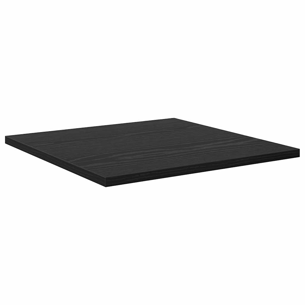 vidaXL Półka na książki 4 pcs Czarny 40 x 40 x 1,5 cm