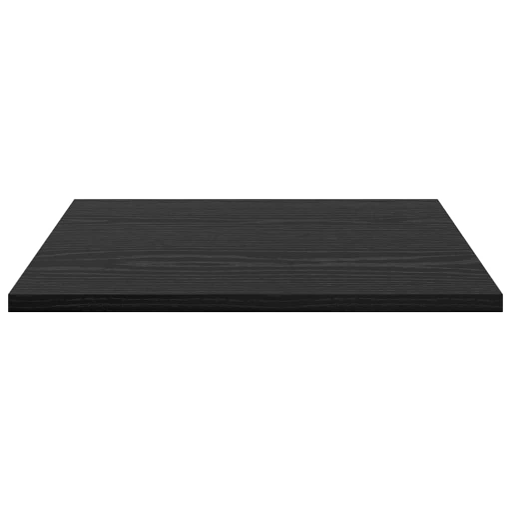 vidaXL Półka na książki 4 pcs Czarny 40 x 40 x 1,5 cm