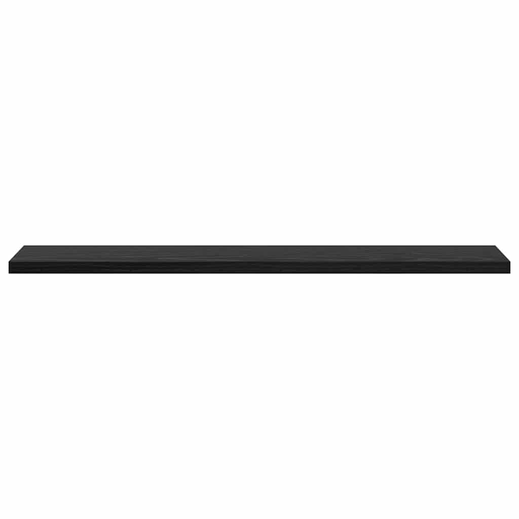 vidaXL Półka na książki 4 pcs Czarny 60 x 10 x 1,5 cm