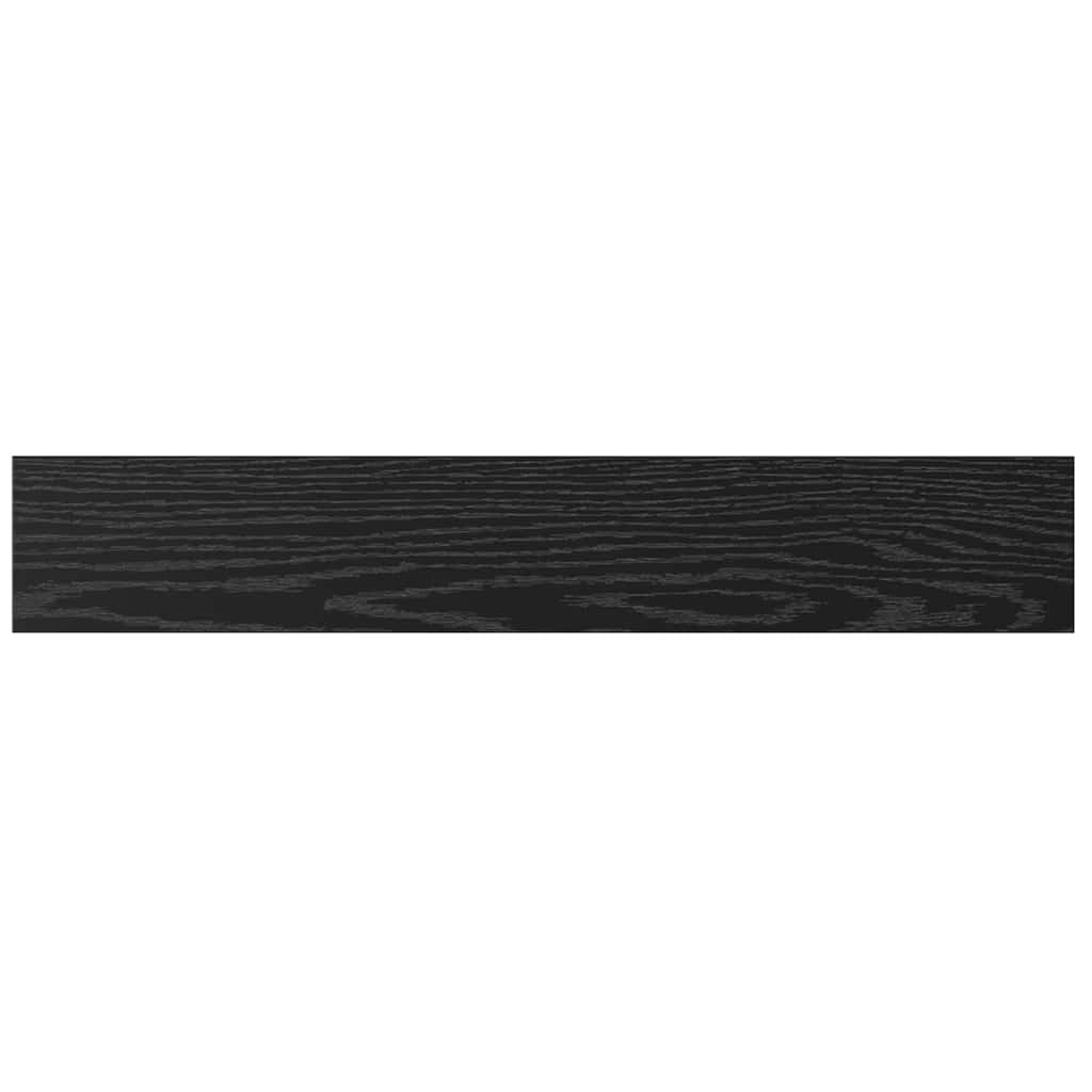 vidaXL Półka na książki 4 pcs Czarny 60 x 10 x 1,5 cm