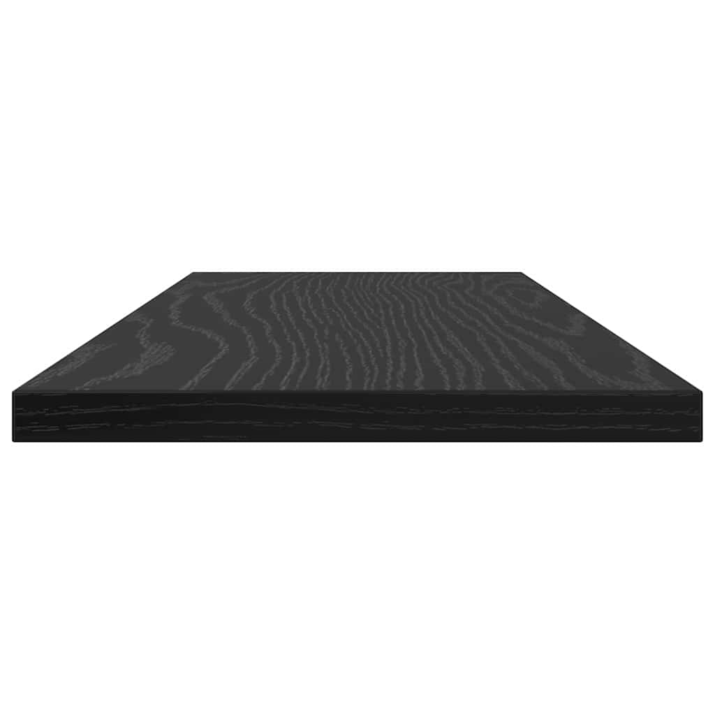 vidaXL Półka na książki 4 pcs Czarny 60 x 20 x 1,5 cm