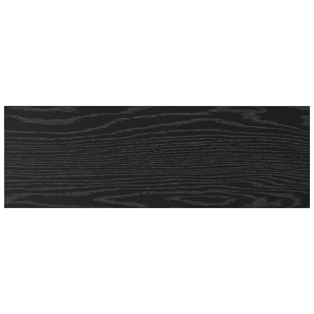 vidaXL Półka na książki 4 pcs Czarny 60 x 20 x 1,5 cm