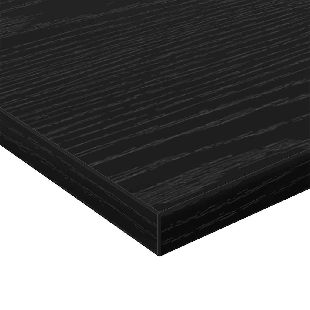 vidaXL Półka na książki 4 pcs Czarny 60 x 30 x 1,5 cm