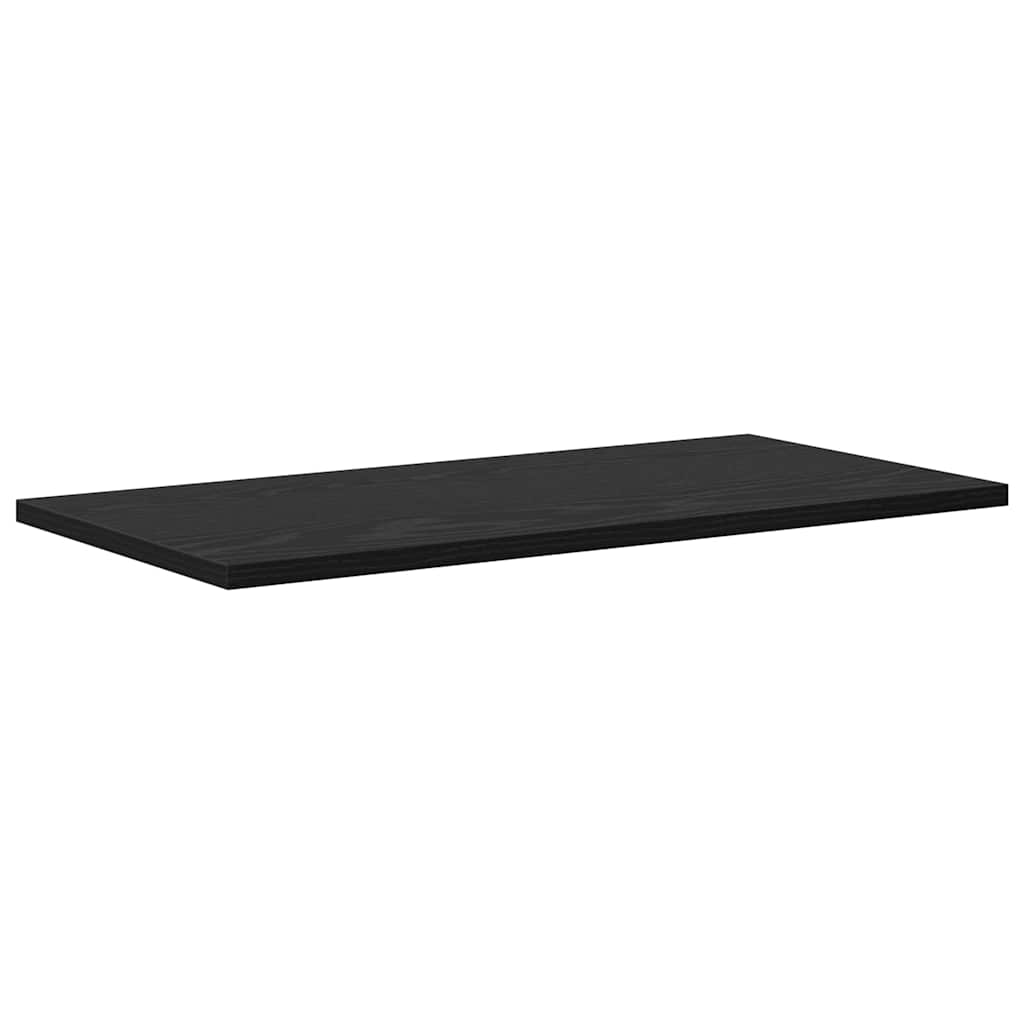 vidaXL Półka na książki 4 pcs Czarny 60 x 30 x 1,5 cm