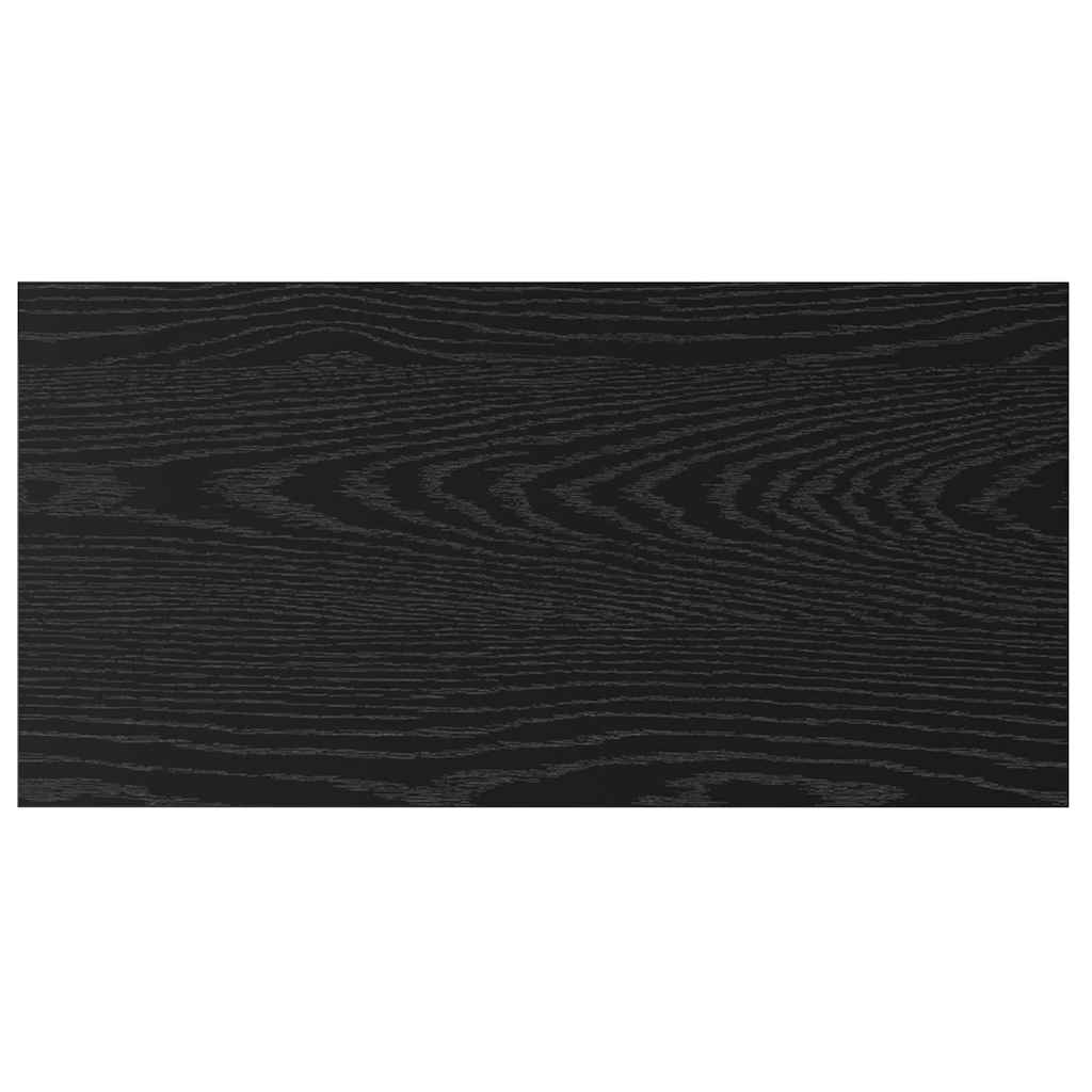 vidaXL Półka na książki 4 pcs Czarny 60 x 30 x 1,5 cm