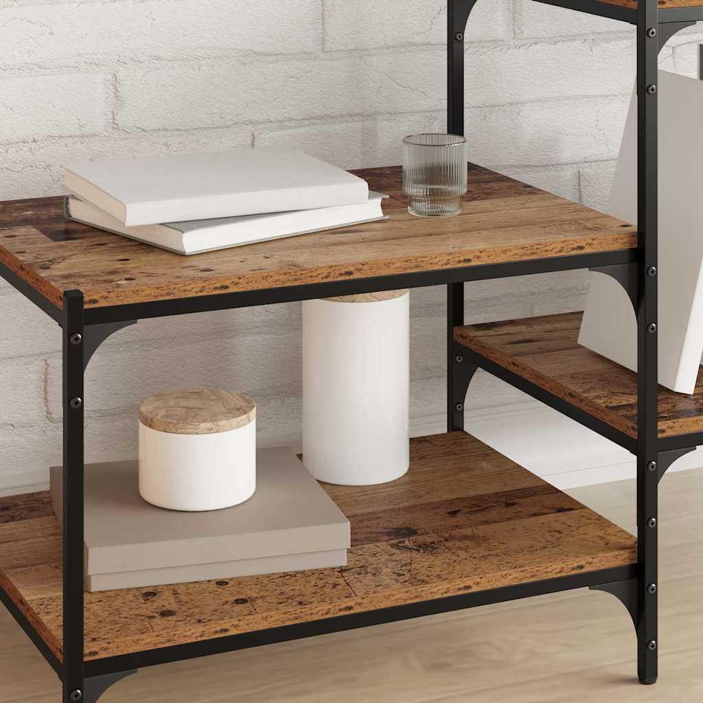 vidaXL Półka na książki 4 pcs Brązowy 60 x 40 x 1,5 cm