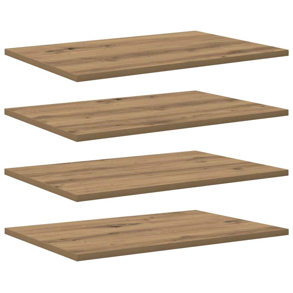 vidaXL Półka na książki 4 pcs Brązowy 60 x 40 x 1,5 cm
