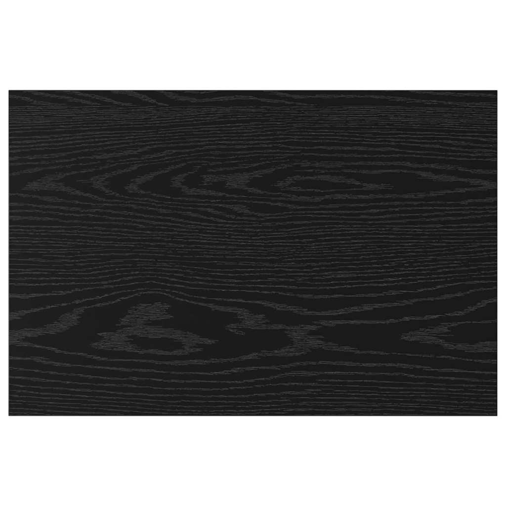 vidaXL Półka na książki 4 pcs Czarny 60 x 40 x 1,5 cm