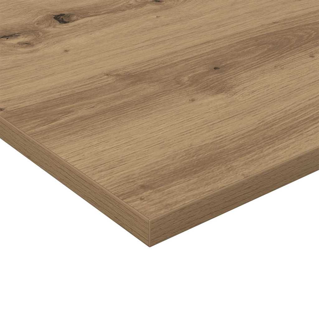vidaXL Półka na książki 4 pcs Brązowy 80 x 20 x 1,5 cm