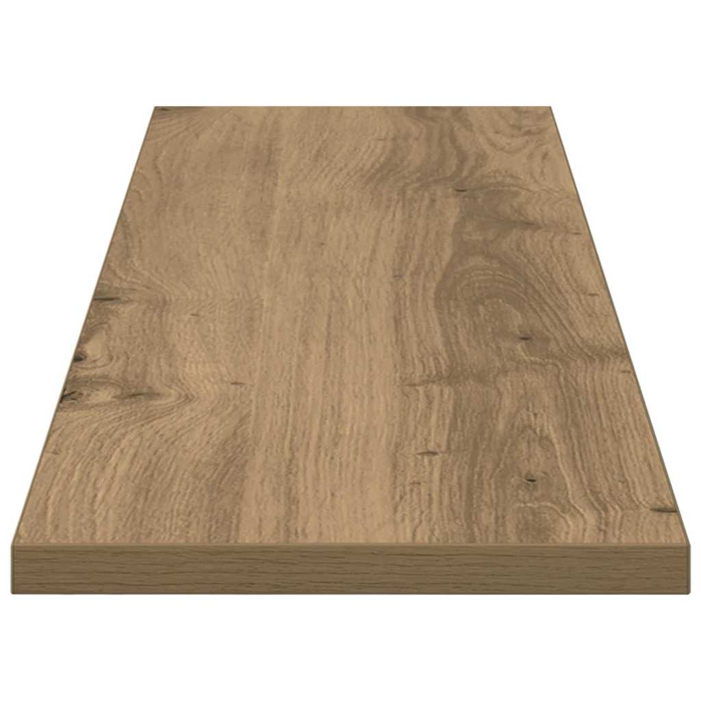 vidaXL Półka na książki 4 pcs Brązowy 80 x 20 x 1,5 cm