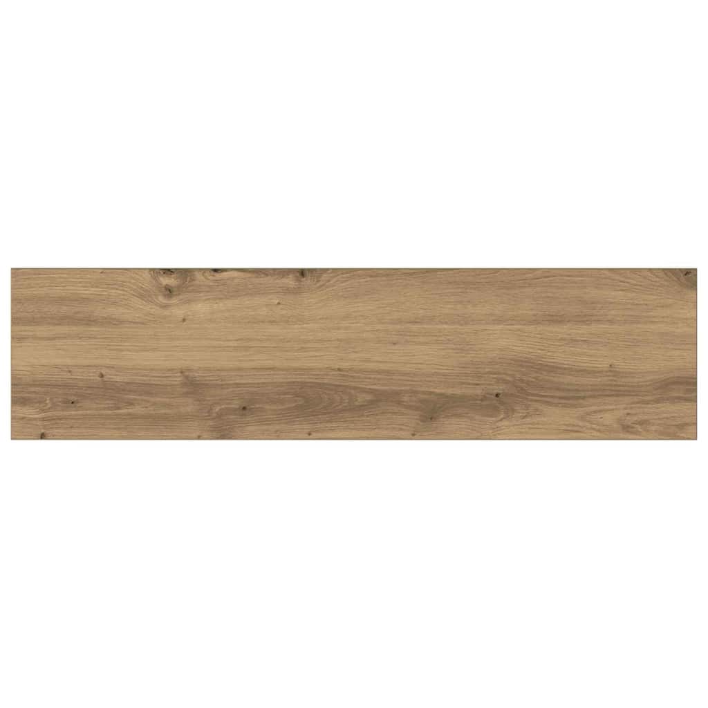 vidaXL Półka na książki 4 pcs Brązowy 80 x 20 x 1,5 cm