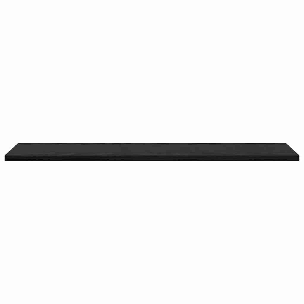 vidaXL Półka na książki 4 pcs Czarny 80 x 20 x 1,5 cm