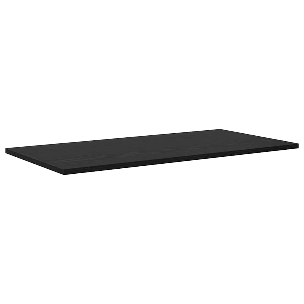 vidaXL Półka na książki 4 pcs Czarny 80 x 40 x 1,5 cm