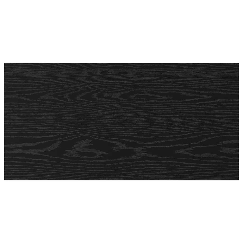 vidaXL Półka na książki 4 pcs Czarny 80 x 40 x 1,5 cm