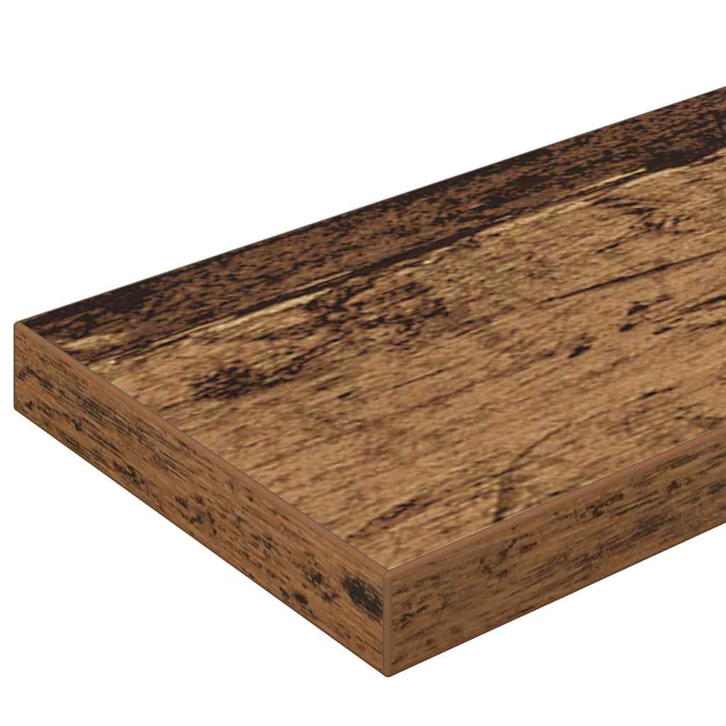 vidaXL Półka na książki 4 pcs Brązowy 100 x 10 x 1,5 cm