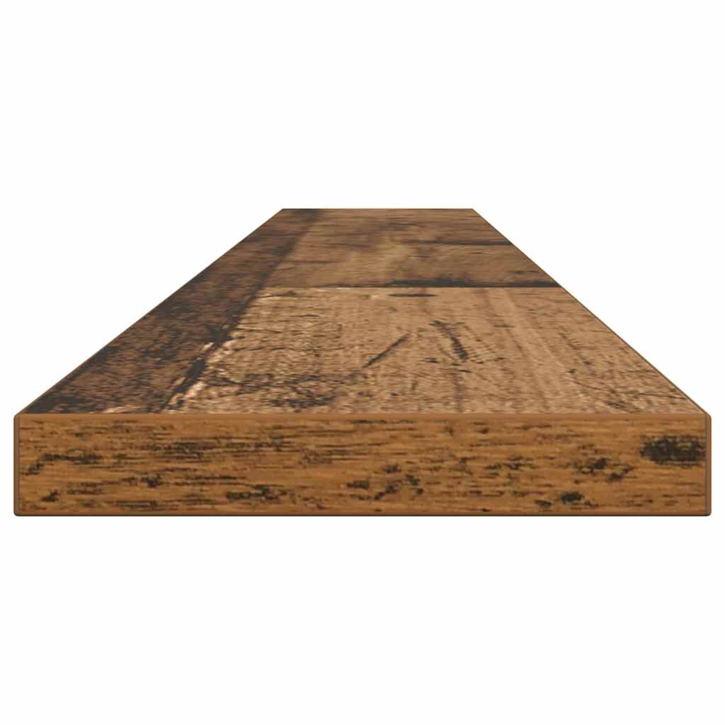 vidaXL Półka na książki 4 pcs Brązowy 100 x 10 x 1,5 cm