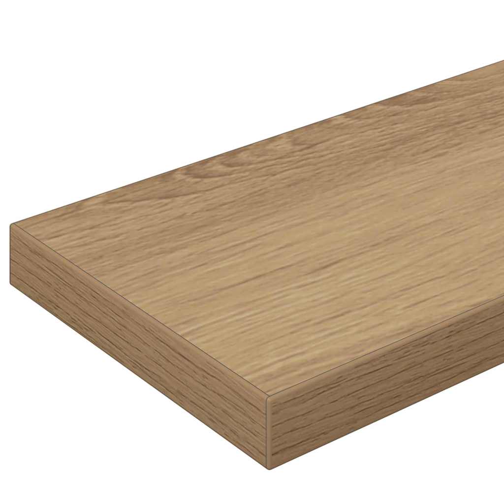 vidaXL Półka na książki 4 pcs Brązowy 100 x 10 x 1,5 cm