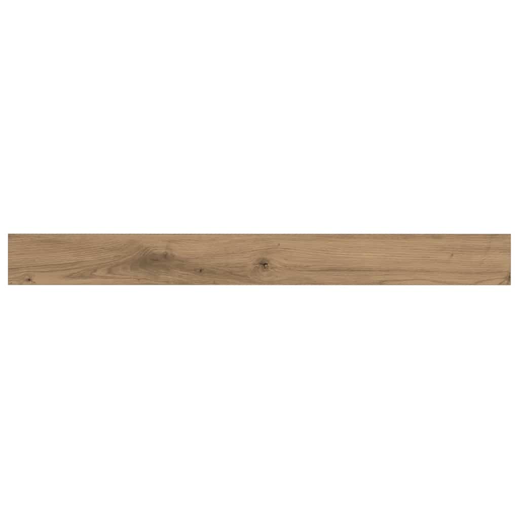 vidaXL Półka na książki 4 pcs Brązowy 100 x 10 x 1,5 cm